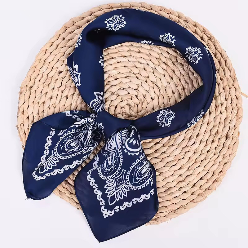 Face Scarf Mask - 70 * 70cm Women's Silk Square