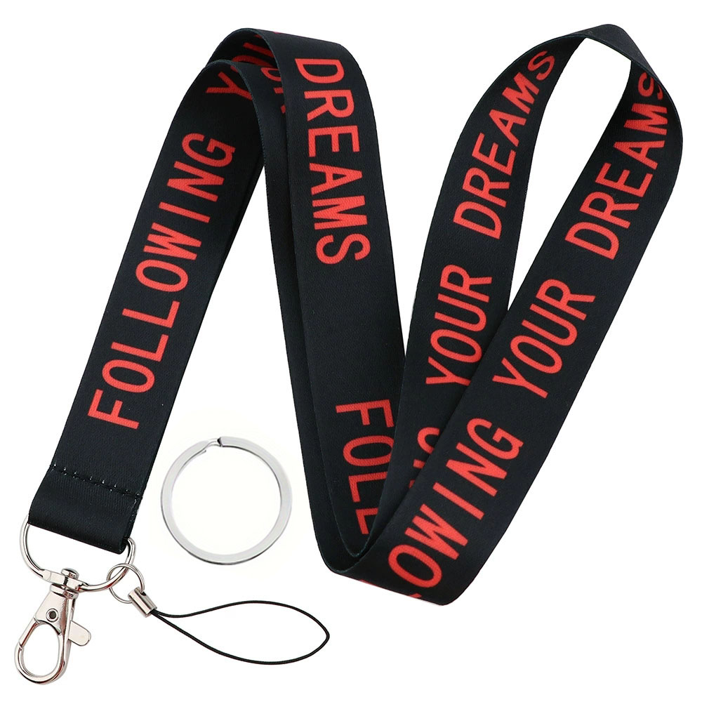 Lanyard Badge Holder - Safety Warning Teacher Lanyards for Keys