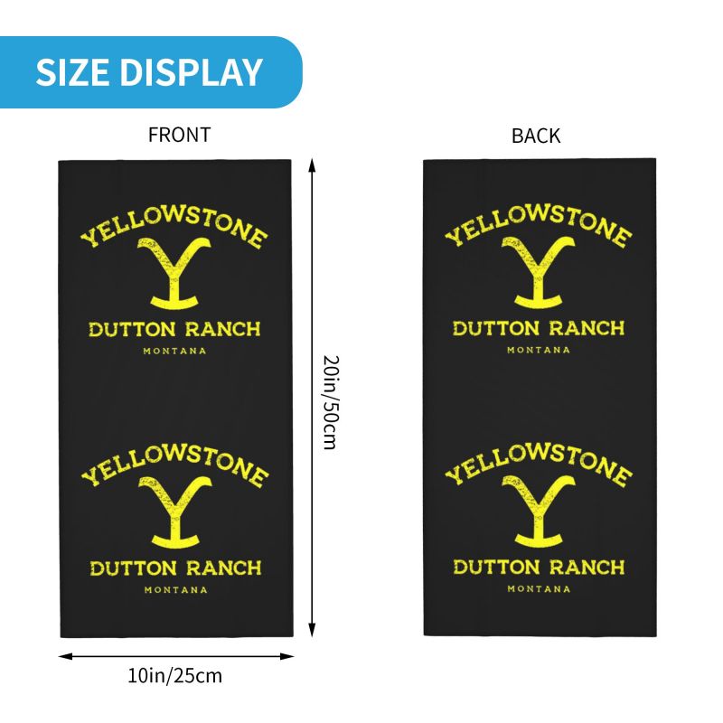 Yellowstone Dutton Ranch Print - đánh giá và giá Neck Warmer Tube