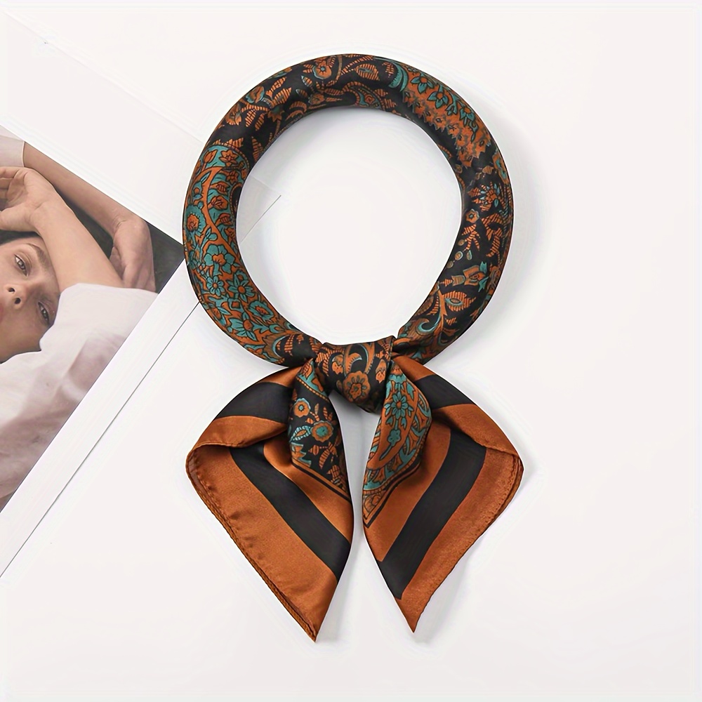Fashionable Imitation Silk Sca - đánh giá và giá Scarf Silk Square