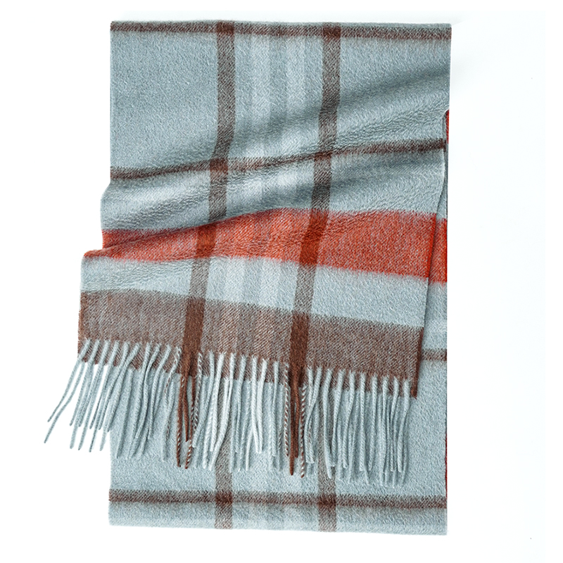 100% Cashmere Scarf   Plaid  W - đánh giá và giá Muffler Men Wool