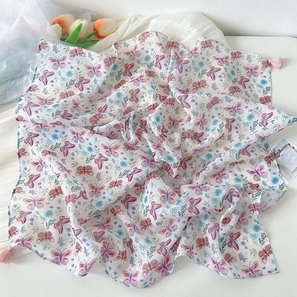 Neck Wrap Cotton-Linen Square  - đánh giá và giá Bandana Cotton