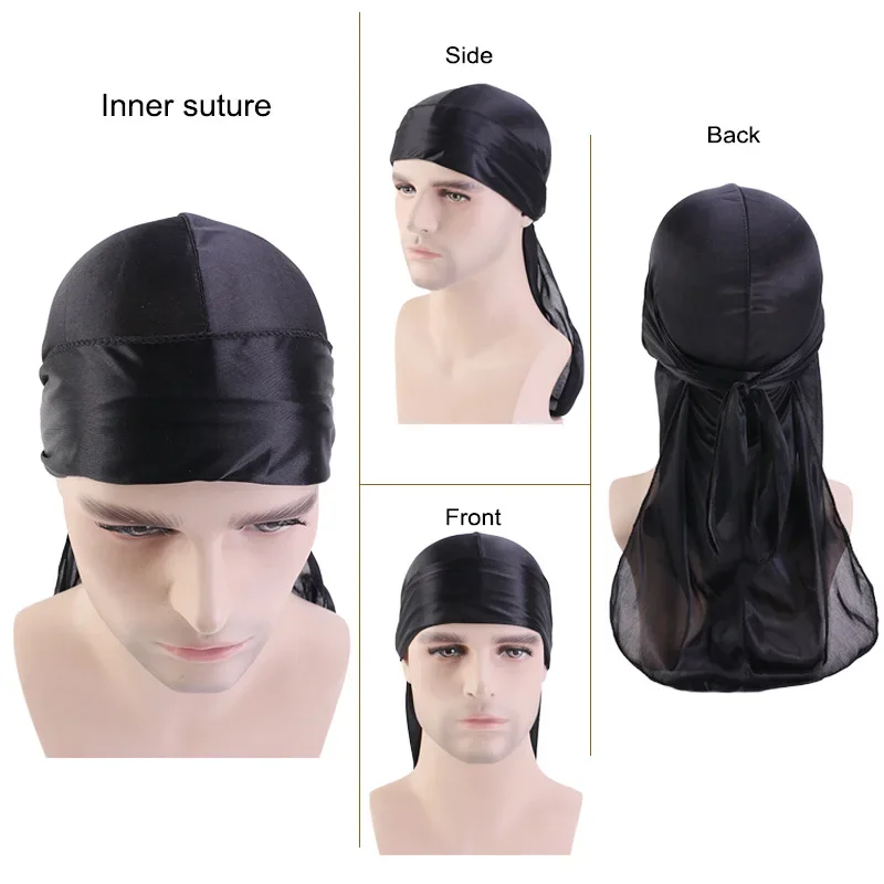 Fashion Long Tail Adult Satin  - đánh giá và giá Bandana Doo Rag
