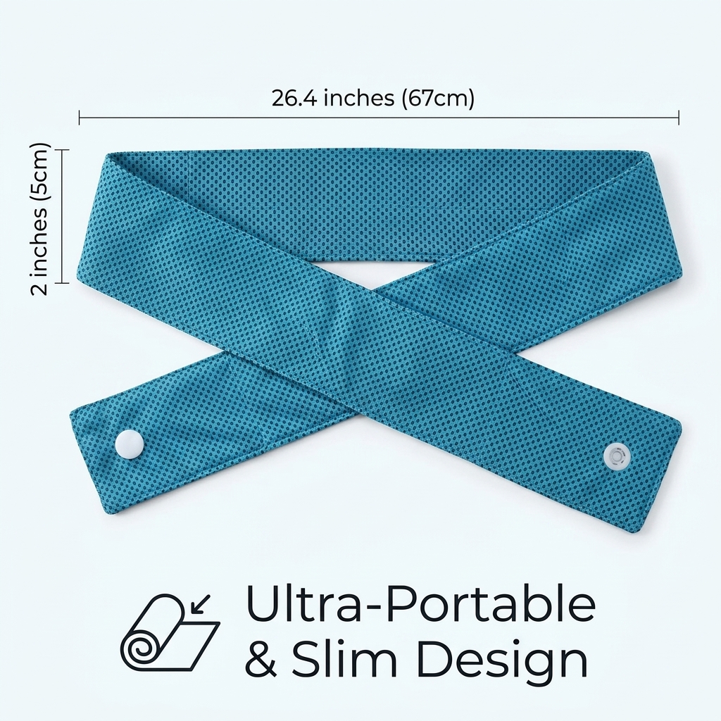 Cooling Neck Gaiter Scarf Band - đánh giá và giá Silk Neck Scarf