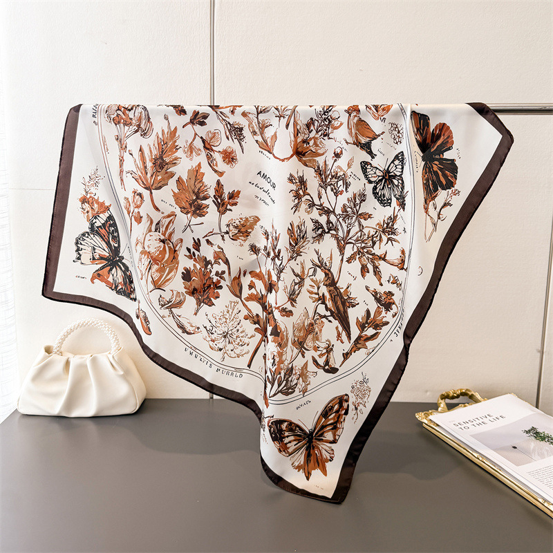 Vintage Butterfly Sketch Squar - đánh giá và giá Ascot Neck Scarf