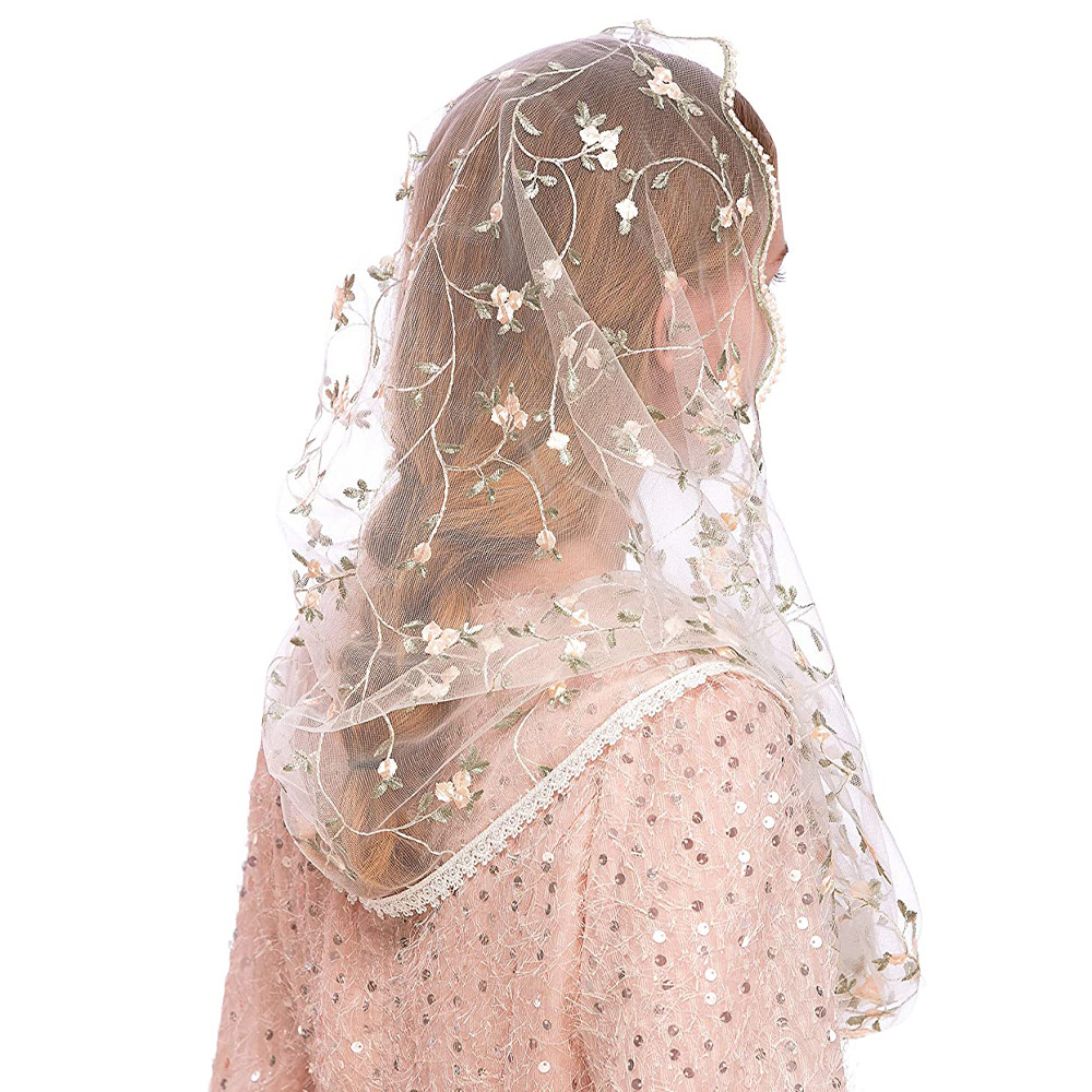 Women Chapel Veils Lady Mantil - đánh giá và giá Infinity Scarf Knit