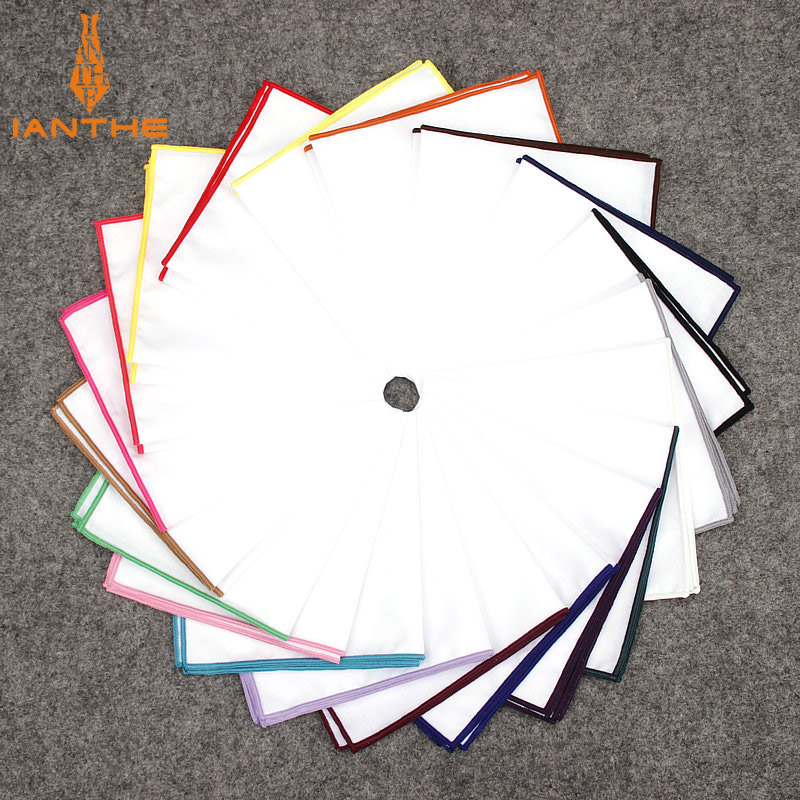 2018 Fashion Mens Cotton White - đánh giá và giá Handkerchief Cotton Men