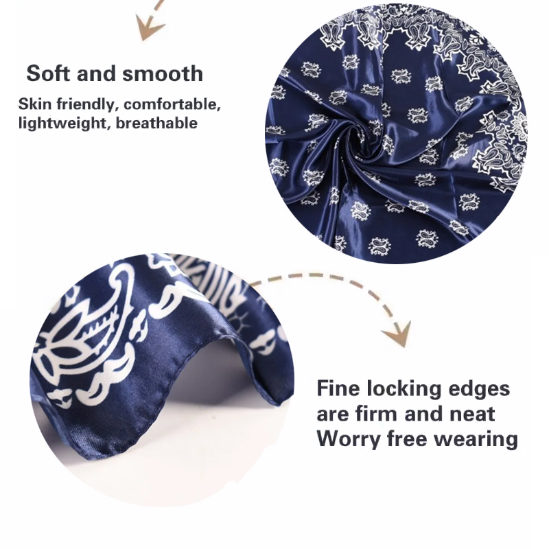 70 * 70cm Women's Silk Square  - đánh giá và giá Face Scarf Mask