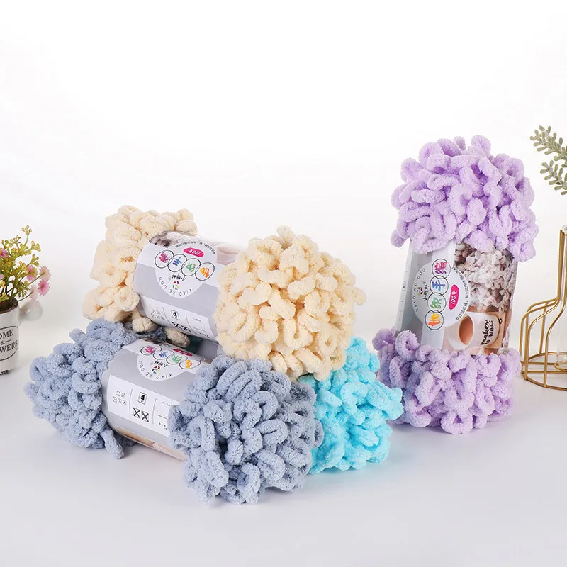 5pcs100g/Roll Puffy Finger Loo - đánh giá và giá Woven Scarf Blanket