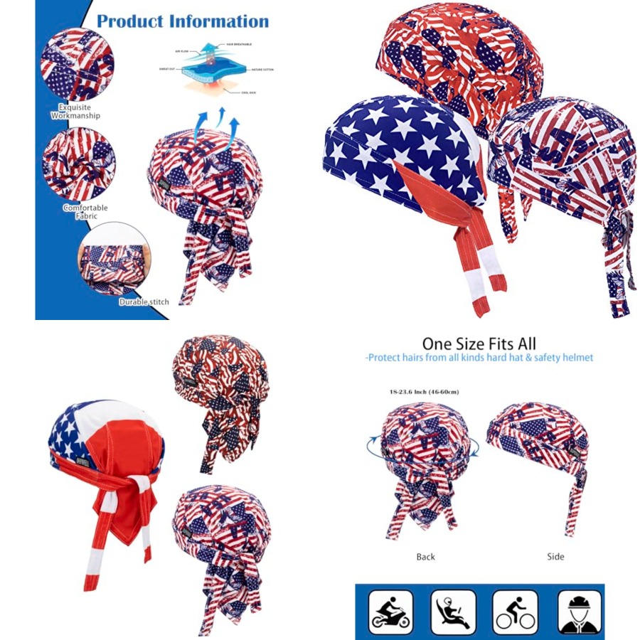 Cooling Do Rags Sweat Wicking  - đánh giá và giá Bandana Doo Rag