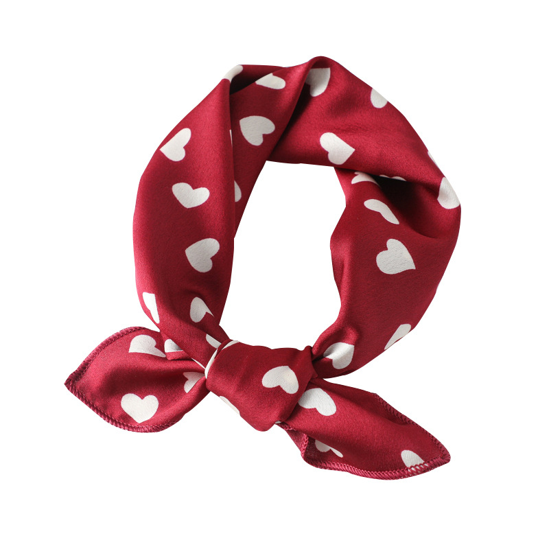 Women scarf  50*50cm Square Sk - đánh giá và giá Silk Tie Striped