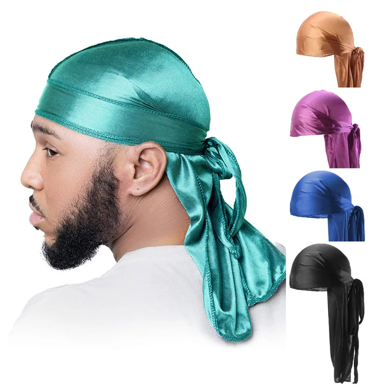 5Pcs Silk Durag Bandana Turban - đánh giá và giá Bandana Doo Rag