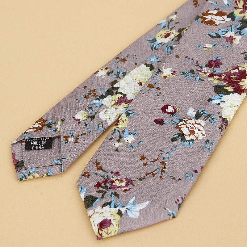 Brand New Floral Tie for Men's - đánh giá và giá Skinny Tie Men
