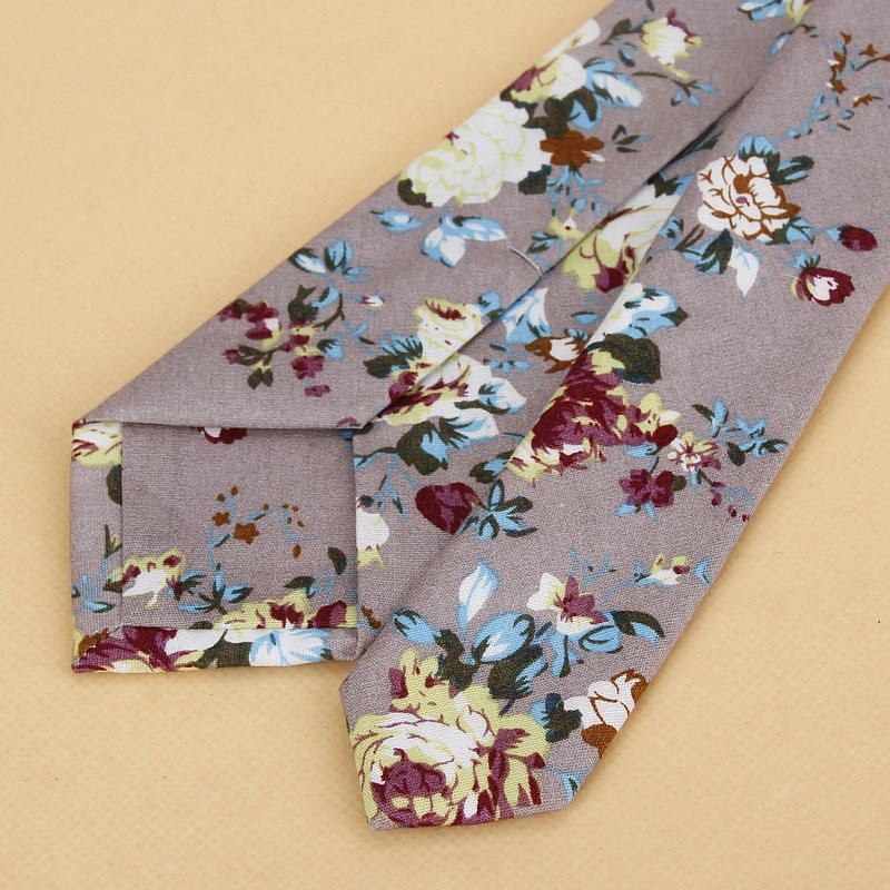 Brand New Floral Tie for Men's - đánh giá và giá Skinny Tie Men