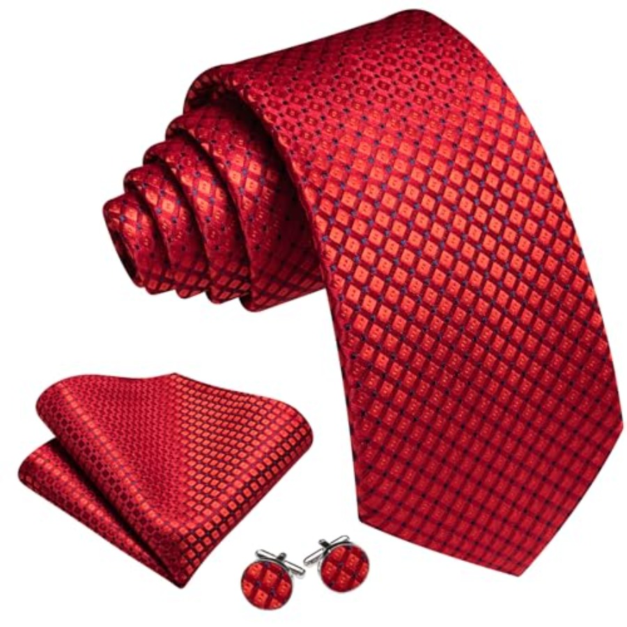 Men Plaid/Striped Ties Set Sil - đánh giá và giá Silk Tie Striped