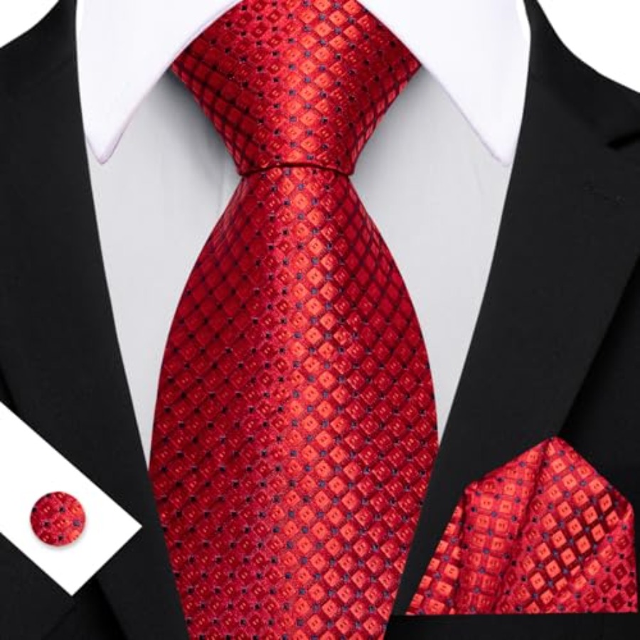 Men Plaid/Striped Ties Set Sil - đánh giá và giá Silk Tie Striped