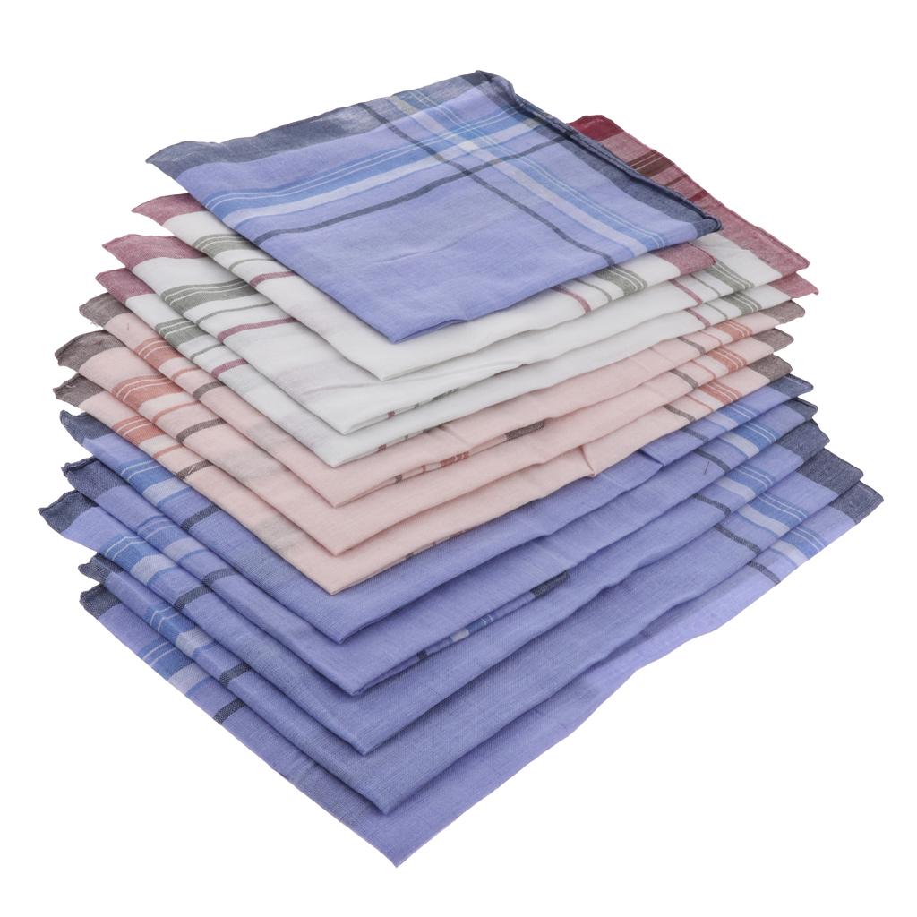 12 Pieces Men Assorted Cotton  - đánh giá và giá Handkerchief Cotton Men