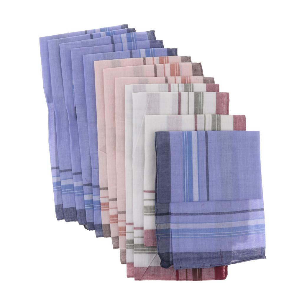 12 Pieces Men Assorted Cotton  - đánh giá và giá Handkerchief Cotton Men