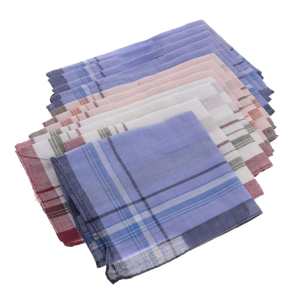 12 Pieces Men Assorted Cotton  - đánh giá và giá Handkerchief Cotton Men