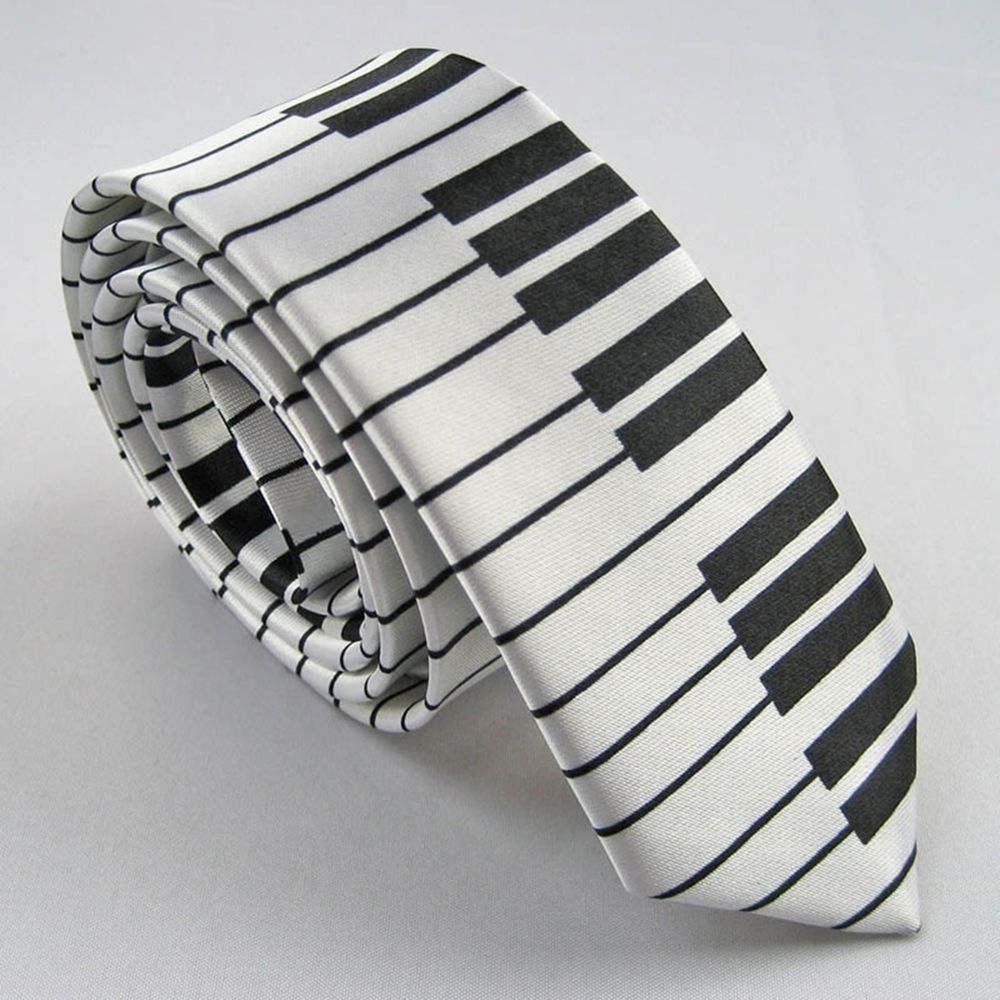 Skinny Piano Black & White Men - đánh giá và giá Skinny Tie Men