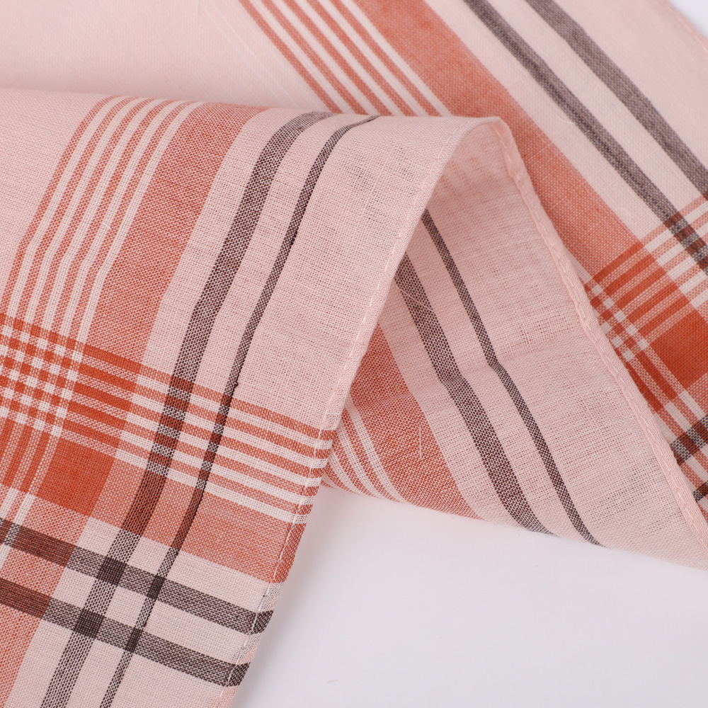 6pcs Men's Mixed Color Plaid S - đánh giá và giá Handkerchief Cotton Men