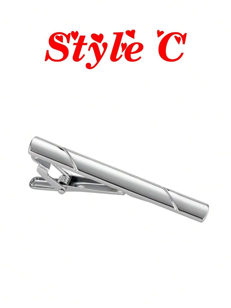 1/4pcs Men's Tie Clip Set, Fat - đánh giá và giá Tie Bar Set Gift