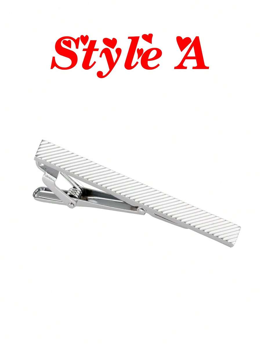 1/4pcs Men's Tie Clip Set, Fat - đánh giá và giá Tie Bar Set Gift