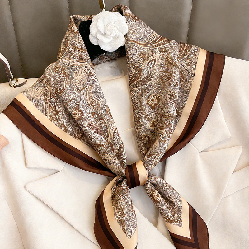 Luxury Women Silk Square Scarf - đánh giá và giá Face Scarf Mask