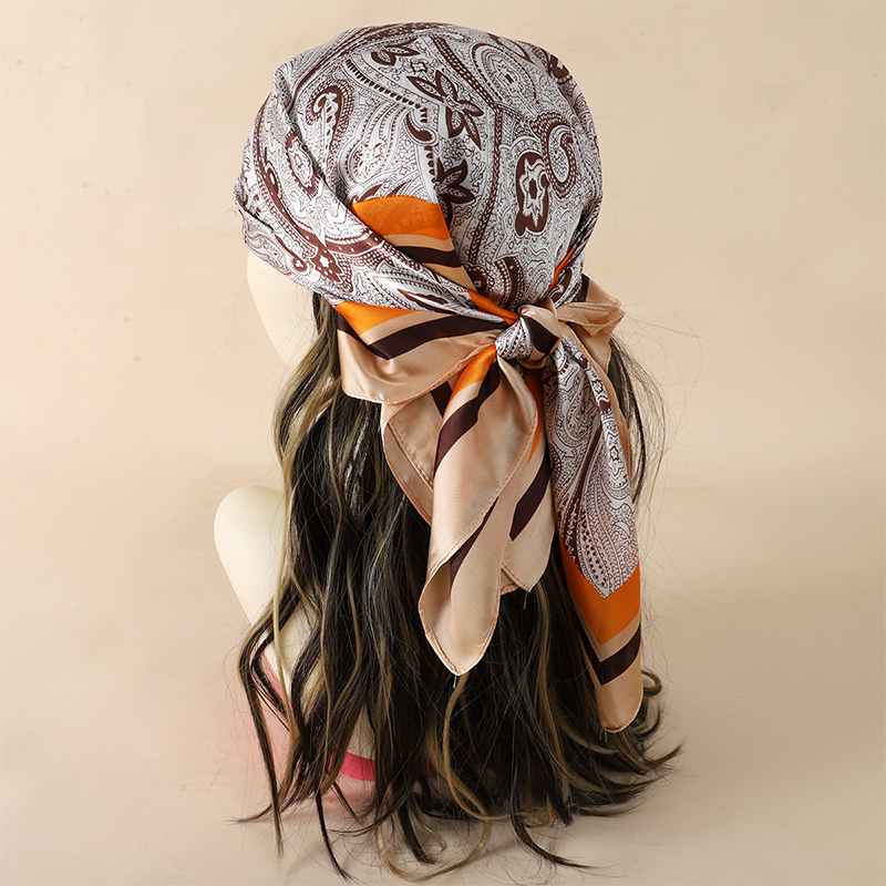 Luxury Women Silk Square Scarf - đánh giá và giá Face Scarf Mask