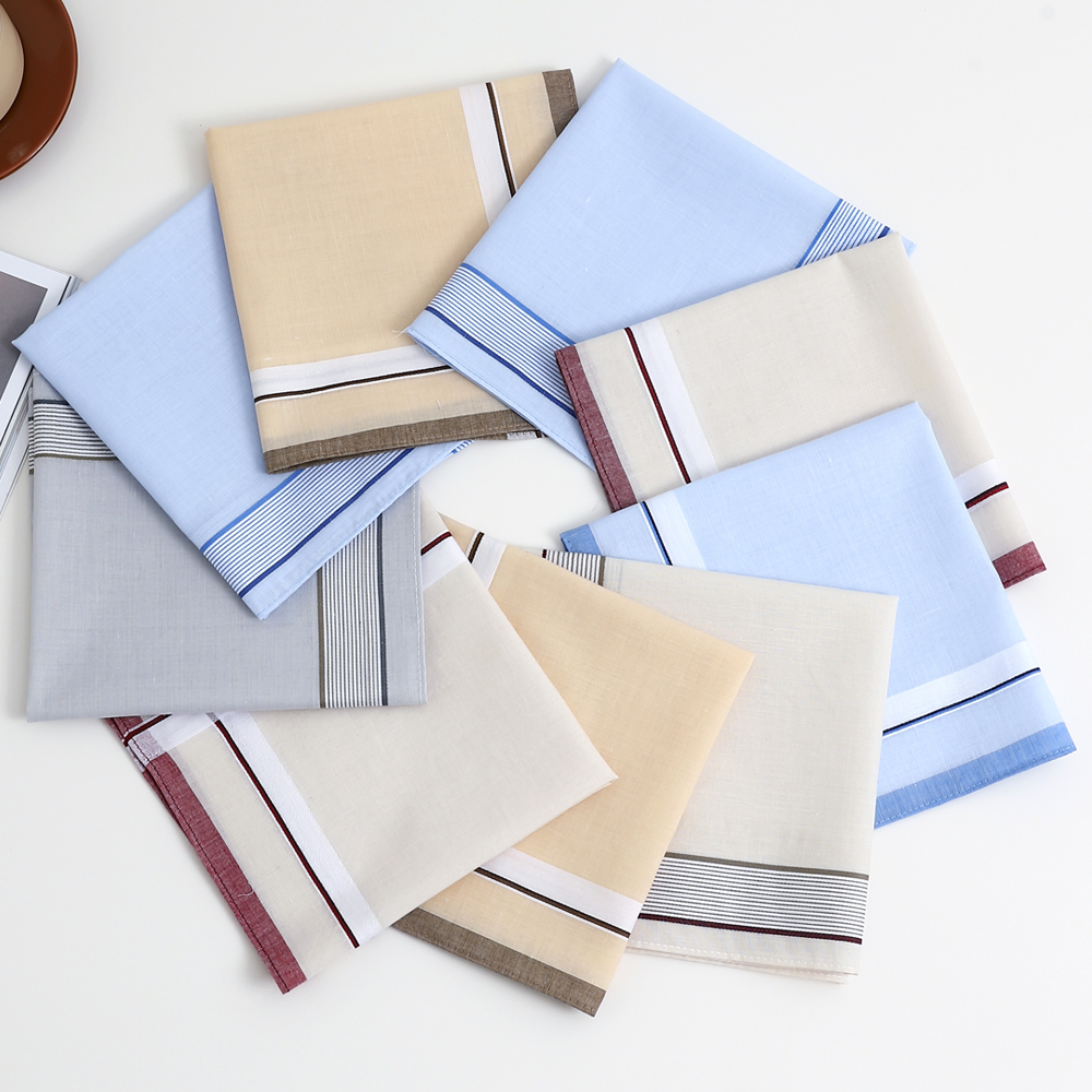 12 Packs of Men's Gentleman's  - đánh giá và giá Handkerchief Cotton Men
