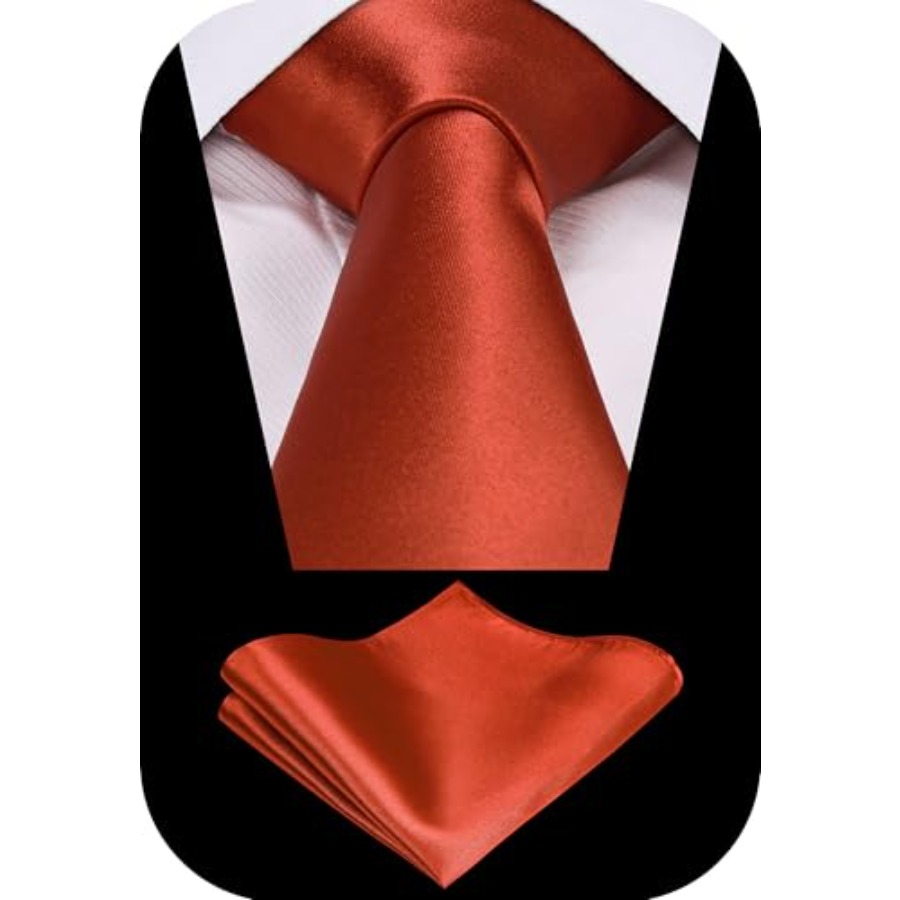 Solid Satin Woven dyed Color F - đánh giá và giá Pocket Square Set