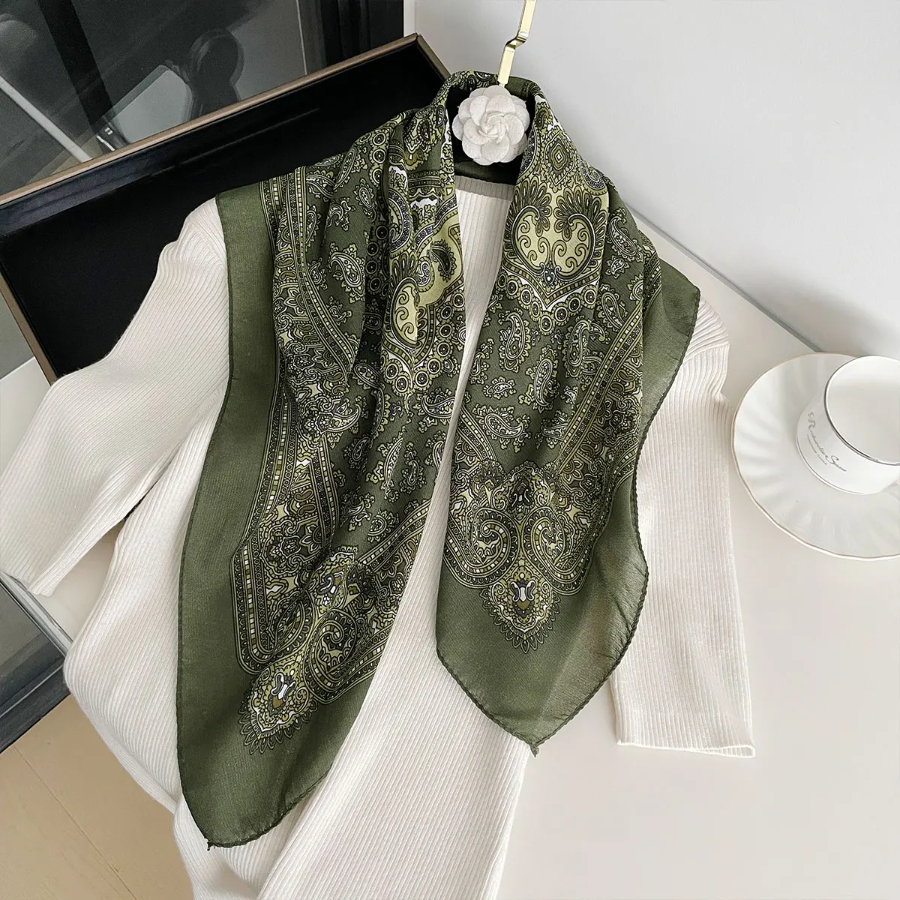New Fashion 70X70cm Women's Sc - đánh giá và giá Bandana Cotton