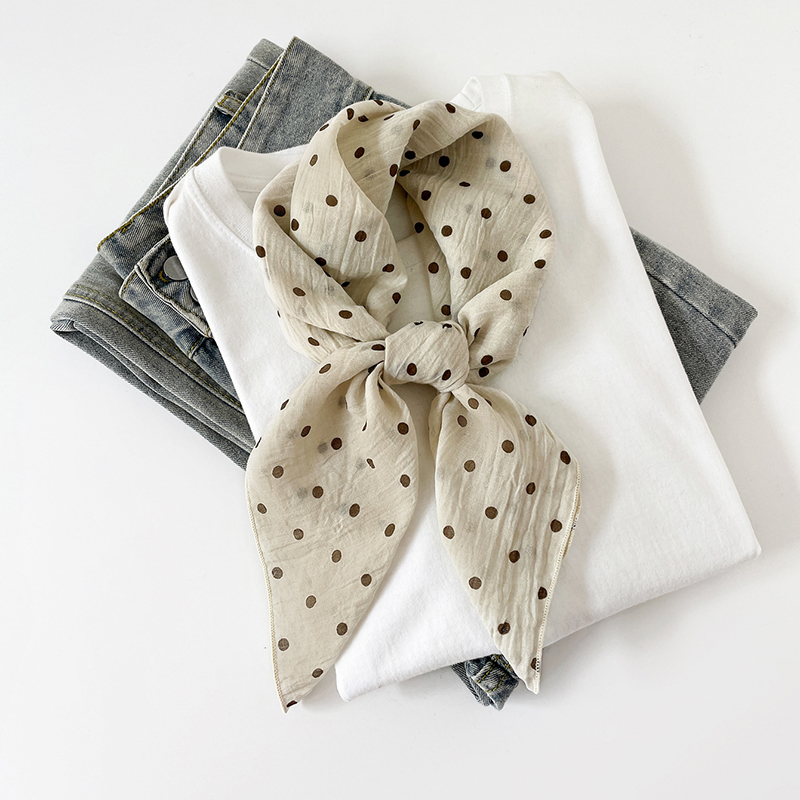 New Solid Color Cotton Linen F - đánh giá và giá Ascot Neck Scarf