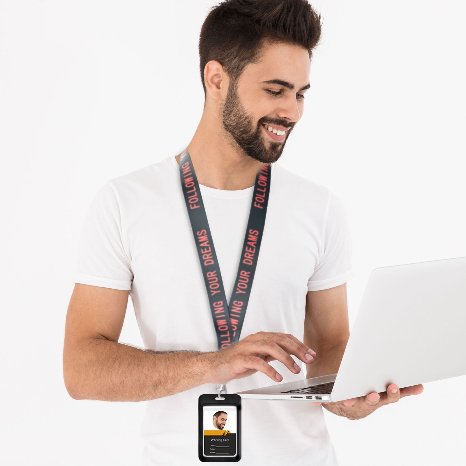 Safety Warning Teacher Lanyard - đánh giá và giá Lanyard Badge Holder