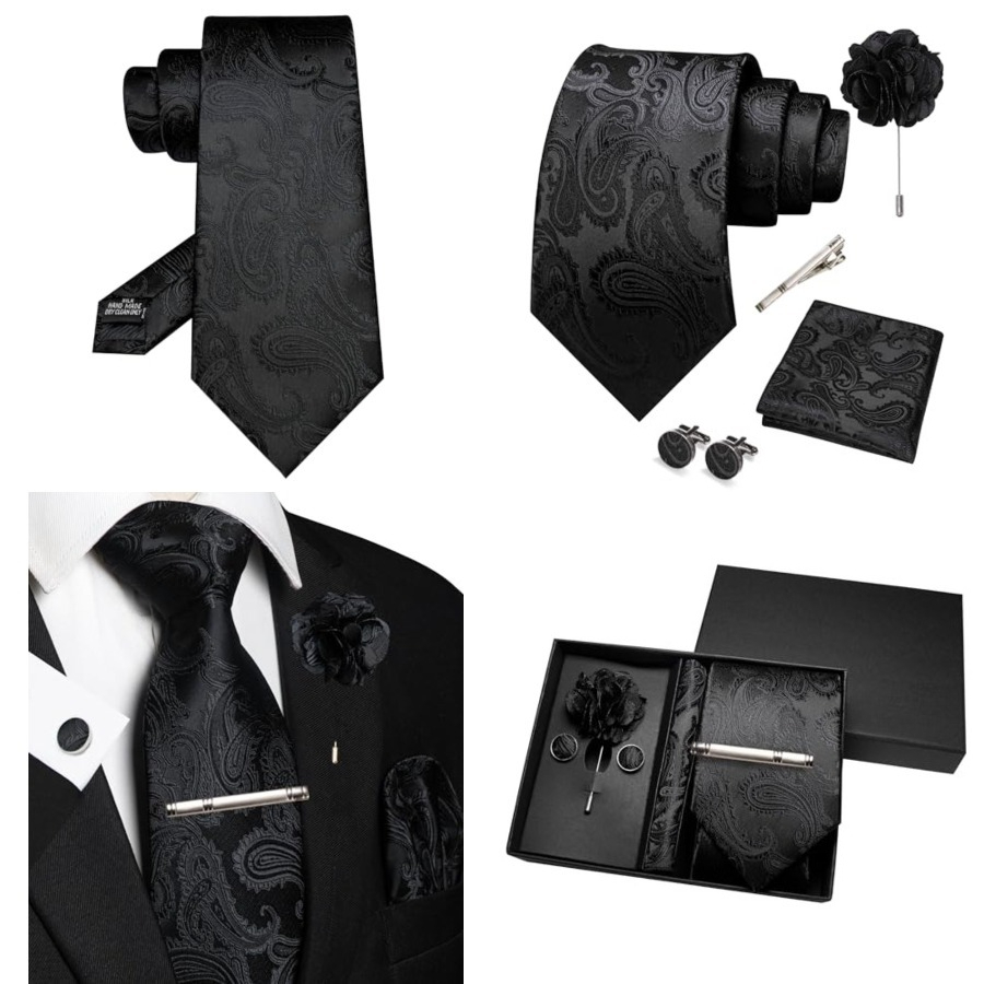 Mens Paisley Tie and Pocket Sq - đánh giá và giá Pocket Square Set