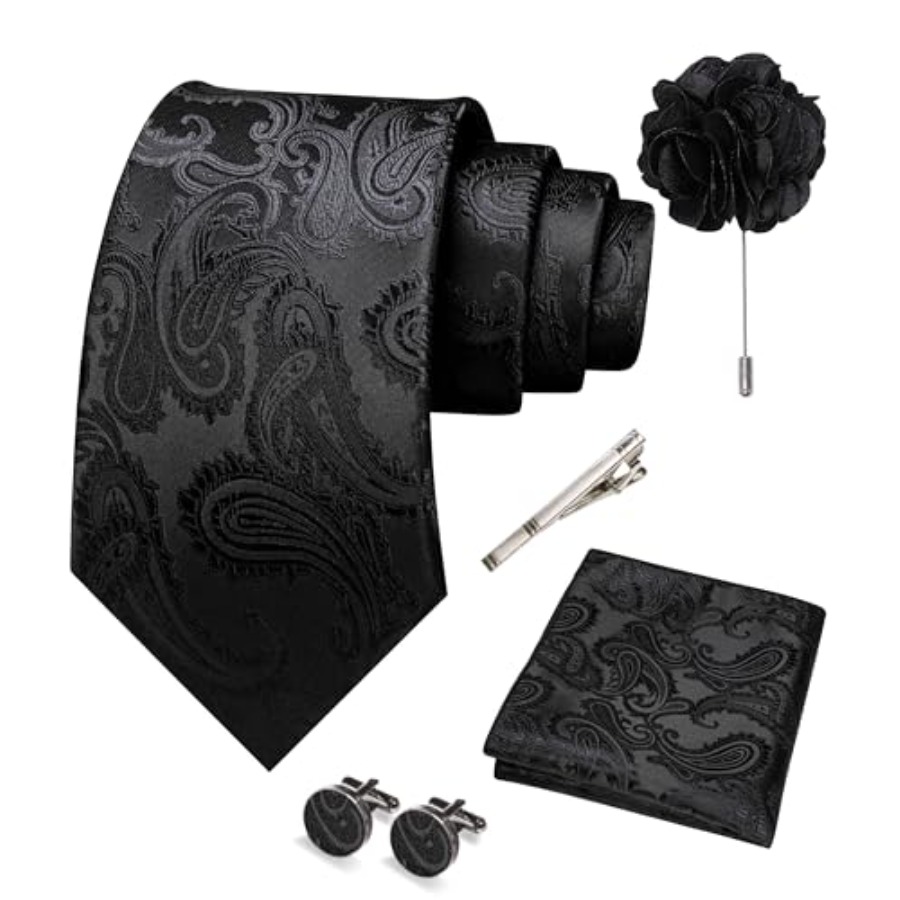 Mens Paisley Tie and Pocket Sq - đánh giá và giá Pocket Square Set