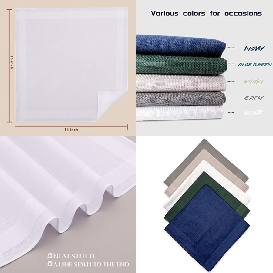 Men's Cotton Handkerchiefs, As - đánh giá và giá Handkerchief Cotton Men