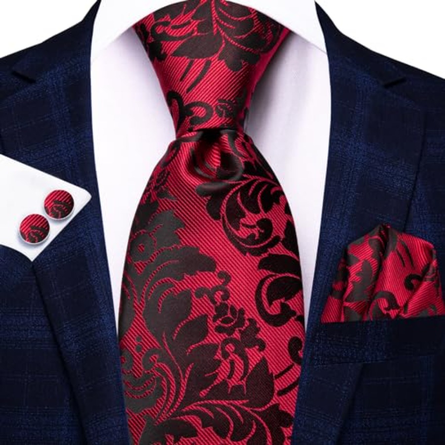 Silk Ties for Men Plaid Paisle - đánh giá và giá Silk Tie Striped