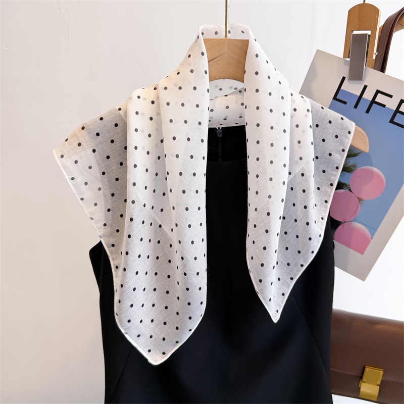 50cm Cotton Linen Square Scarf - đánh giá và giá Bandana Cotton