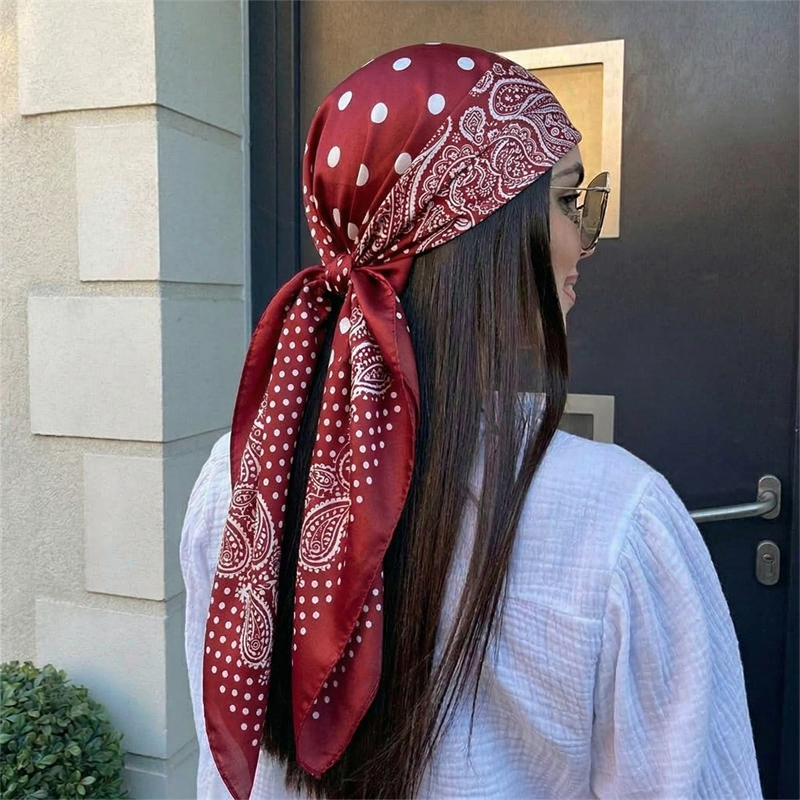 90cm Luxury Brand 2026 Dot Pri - đánh giá và giá Face Scarf Mask