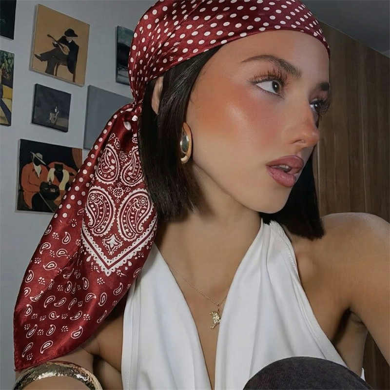 90cm Luxury Brand 2026 Dot Pri - đánh giá và giá Face Scarf Mask