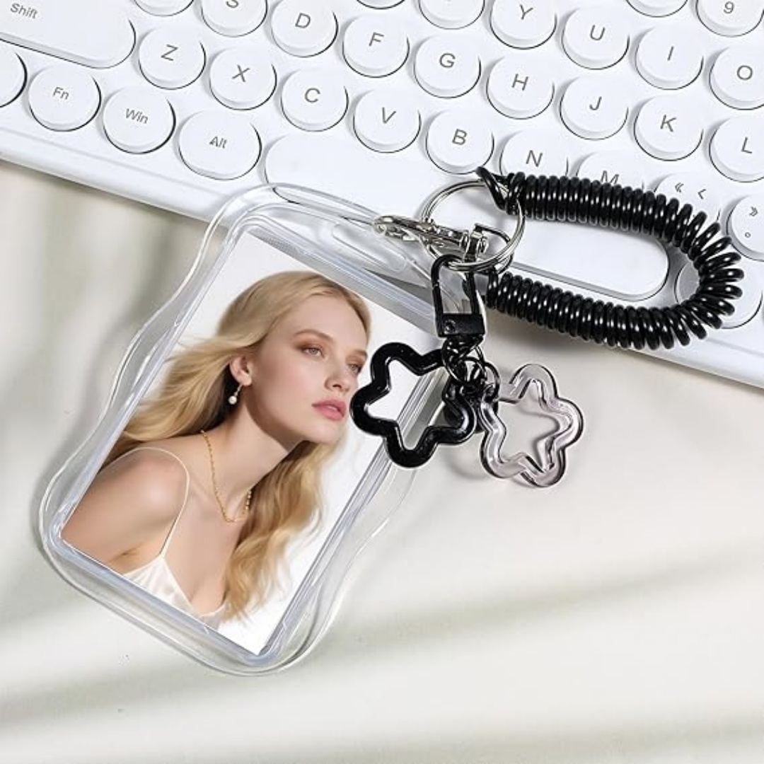 Photocard Holder Keychain 8.5c - đánh giá và giá Lanyard Badge Holder