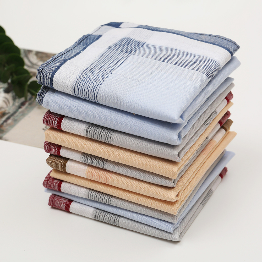 Men's Pure Cotton Yarn-Dyed Ha - đánh giá và giá Handkerchief Cotton Men