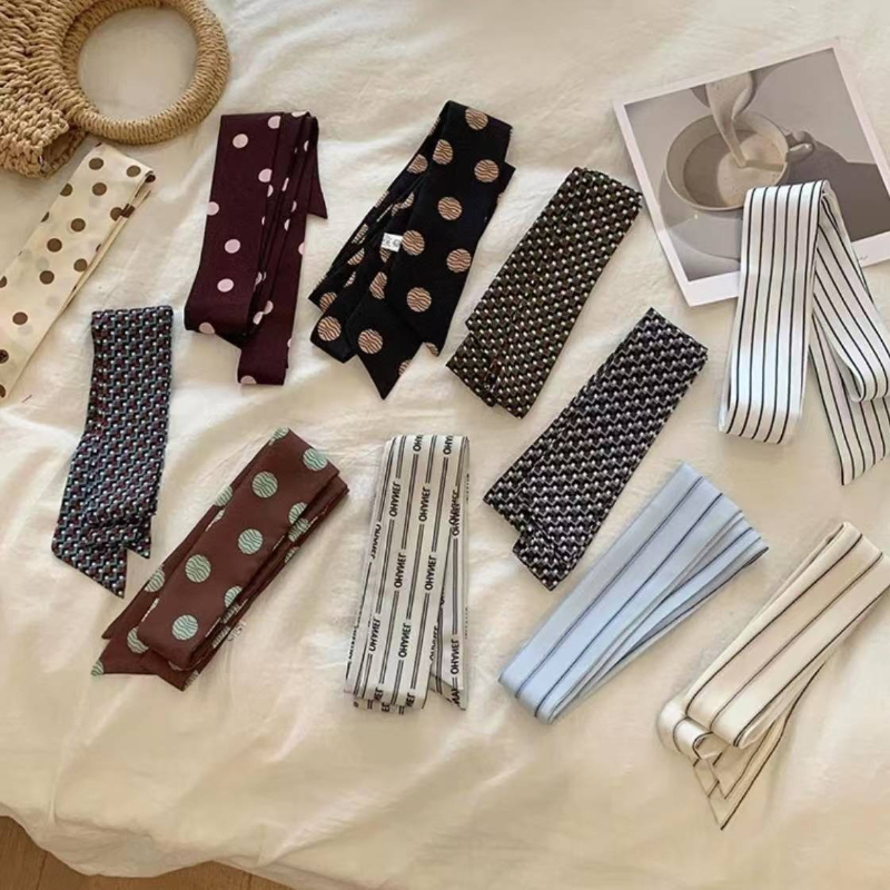 Polka Dot and Striped Print Sc - đánh giá và giá Silk Tie Striped