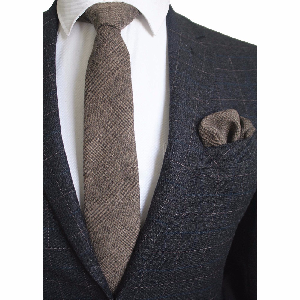 Ricnais 8cm Wool Necktie Solid - đánh giá và giá Handkerchief Cotton Men
