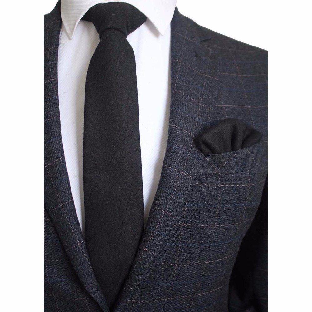 Ricnais 8cm Wool Necktie Solid - đánh giá và giá Handkerchief Cotton Men