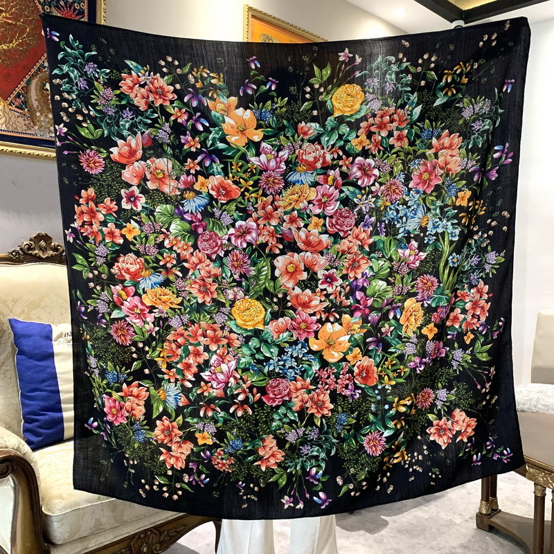 Designer Wool Silk Scarf Women - đánh giá và giá Pashmina Wrap Large