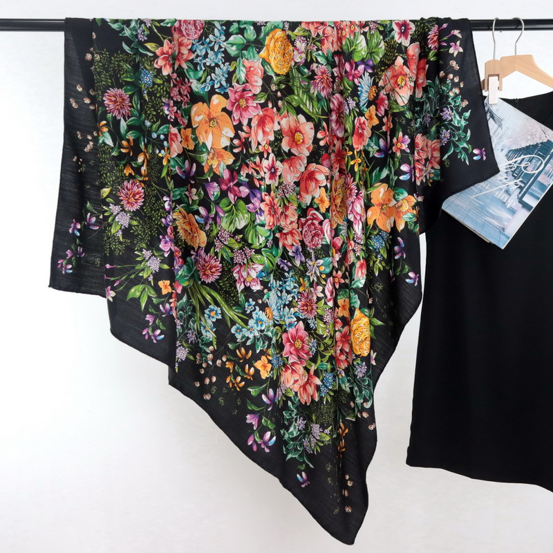 Designer Wool Silk Scarf Women - đánh giá và giá Pashmina Wrap Large