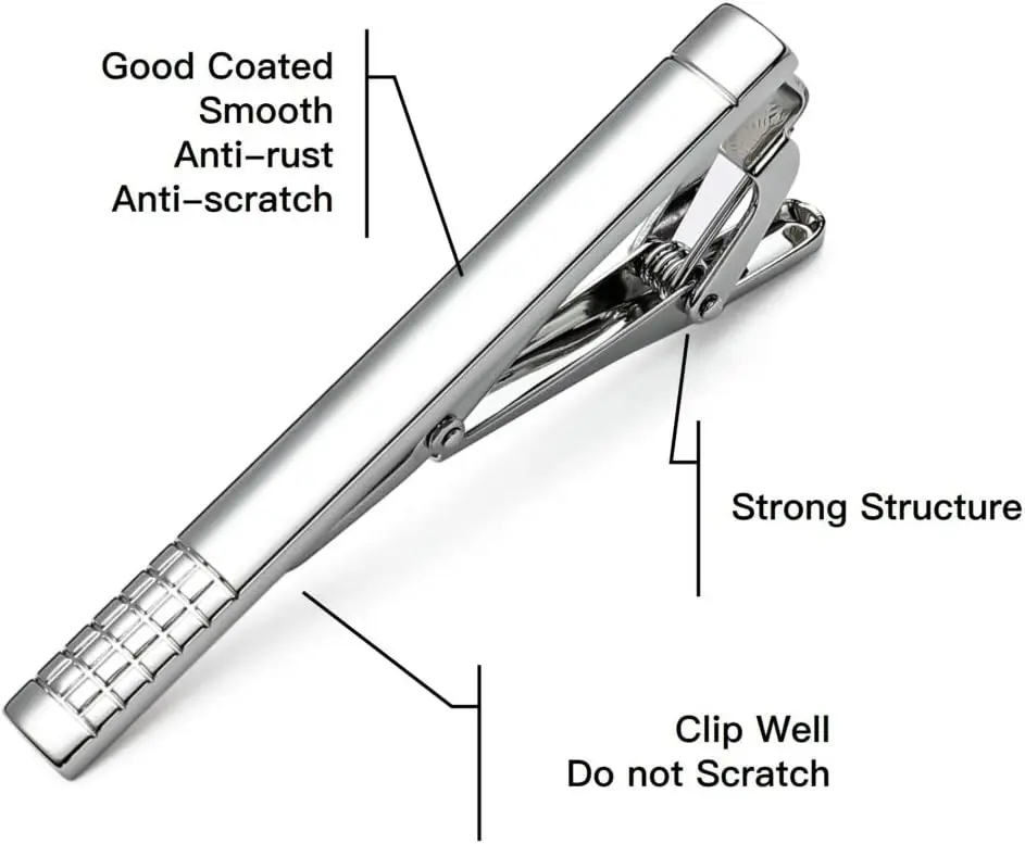 Tie Clips for Men, Classic Sty - đánh giá và giá Tie Bar Set Gift