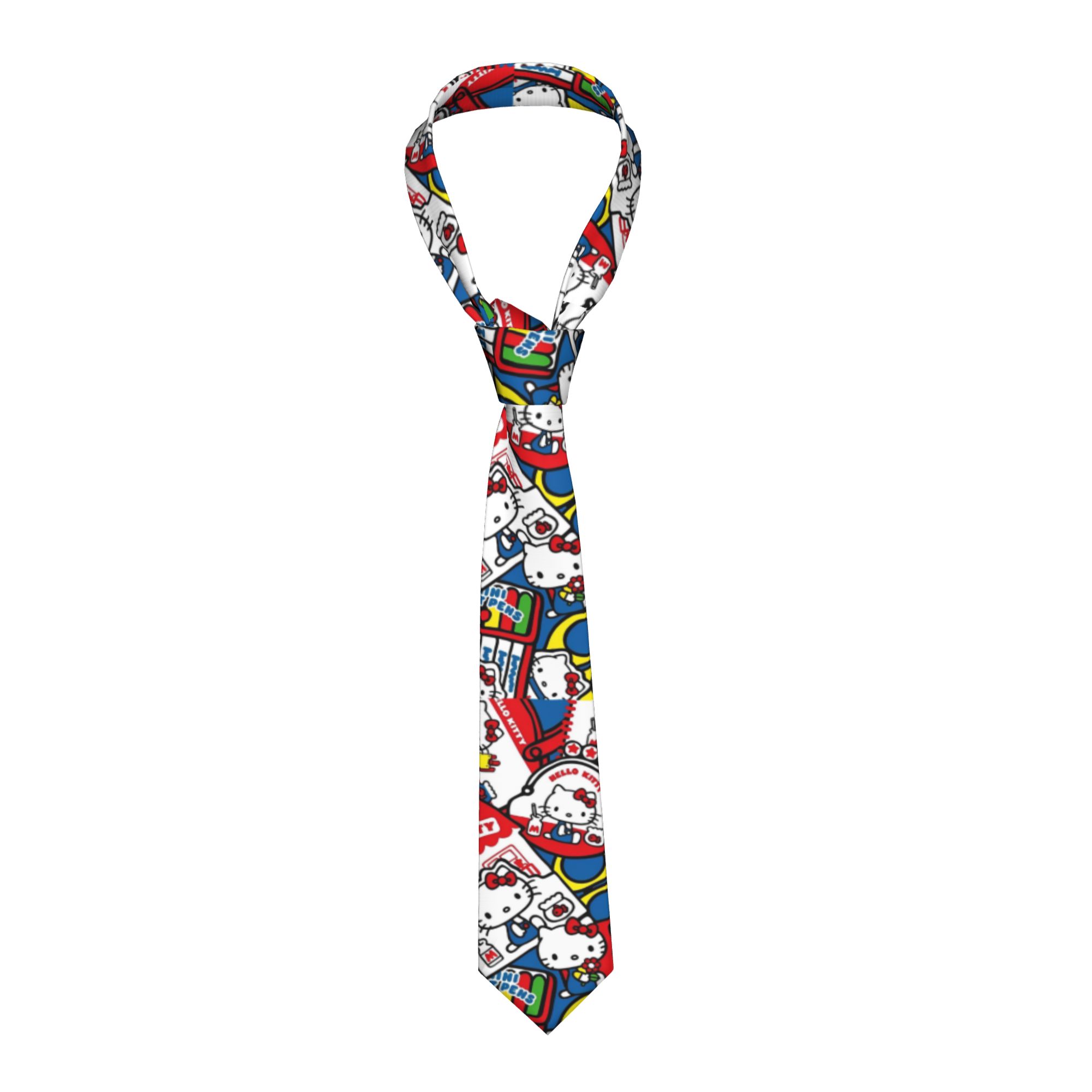 Hello Kitty Colorful Neckties  - đánh giá và giá Skinny Tie Men